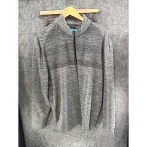 PGA Tour Shirt Men's Size XL Grey 1/4 Zip Pullover‎ Long Sleeve Golf